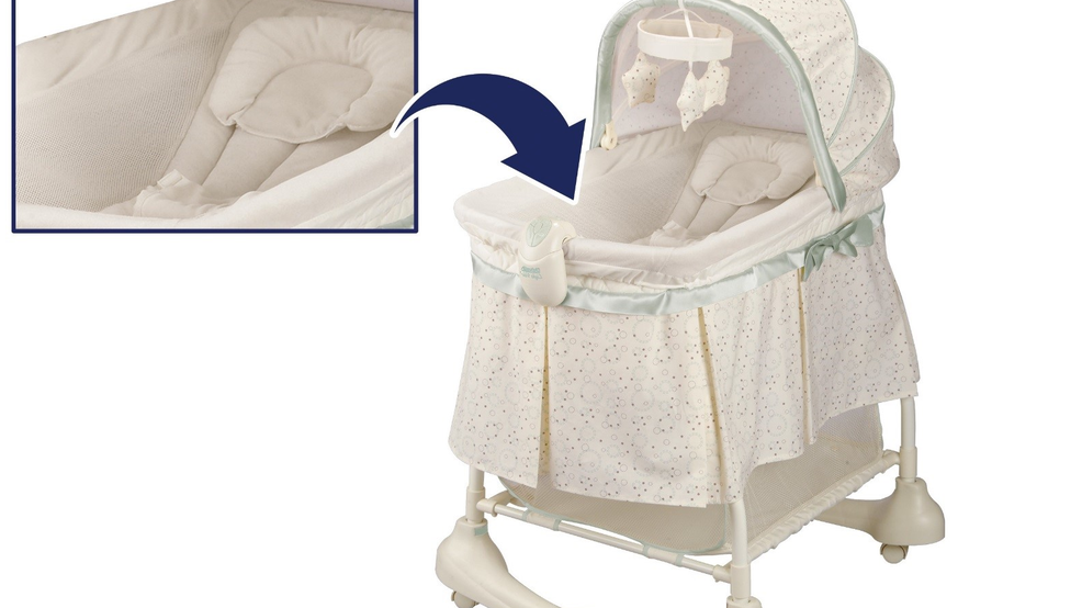 inclined baby bassinet
