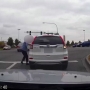 Video: Woman run over by her own car walks away