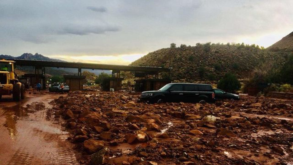 'It happened extremely fast' Campers show Zion National Park flash