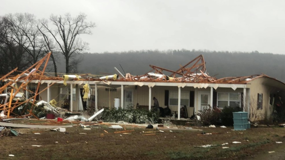 Tornado destroys home in Logan County KATV