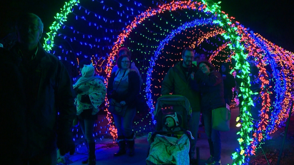 WPS Garden of Lights sees record attendance due to weather WLUK