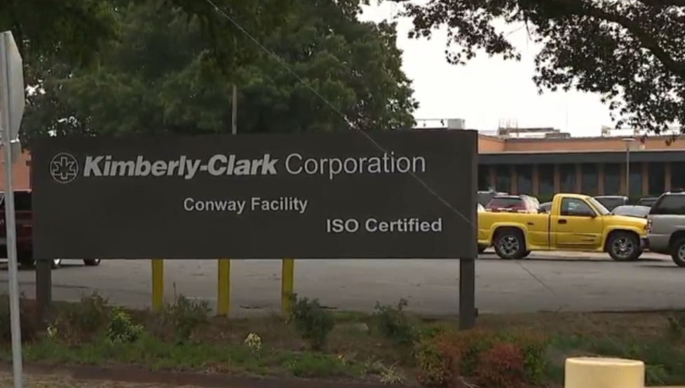 kimberly-clark plant in conway to close