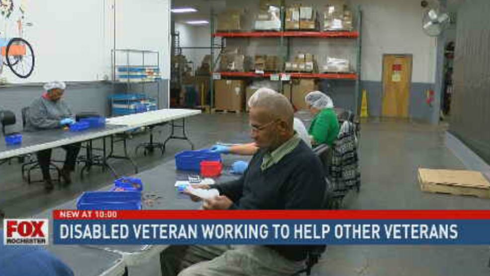 Disabled veteran works to help other veterans WHAM