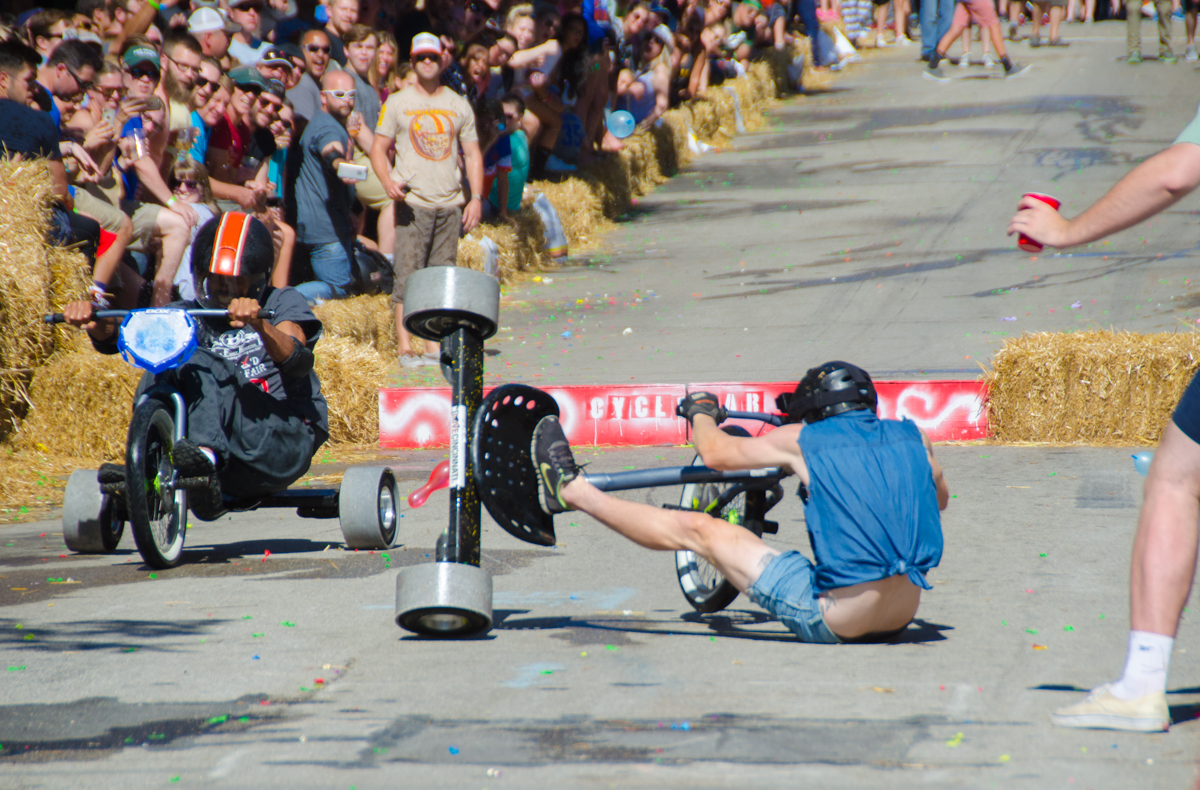 Danger Wheel 2017 Adult, Downhill Racing Takes Over Pendleton For A