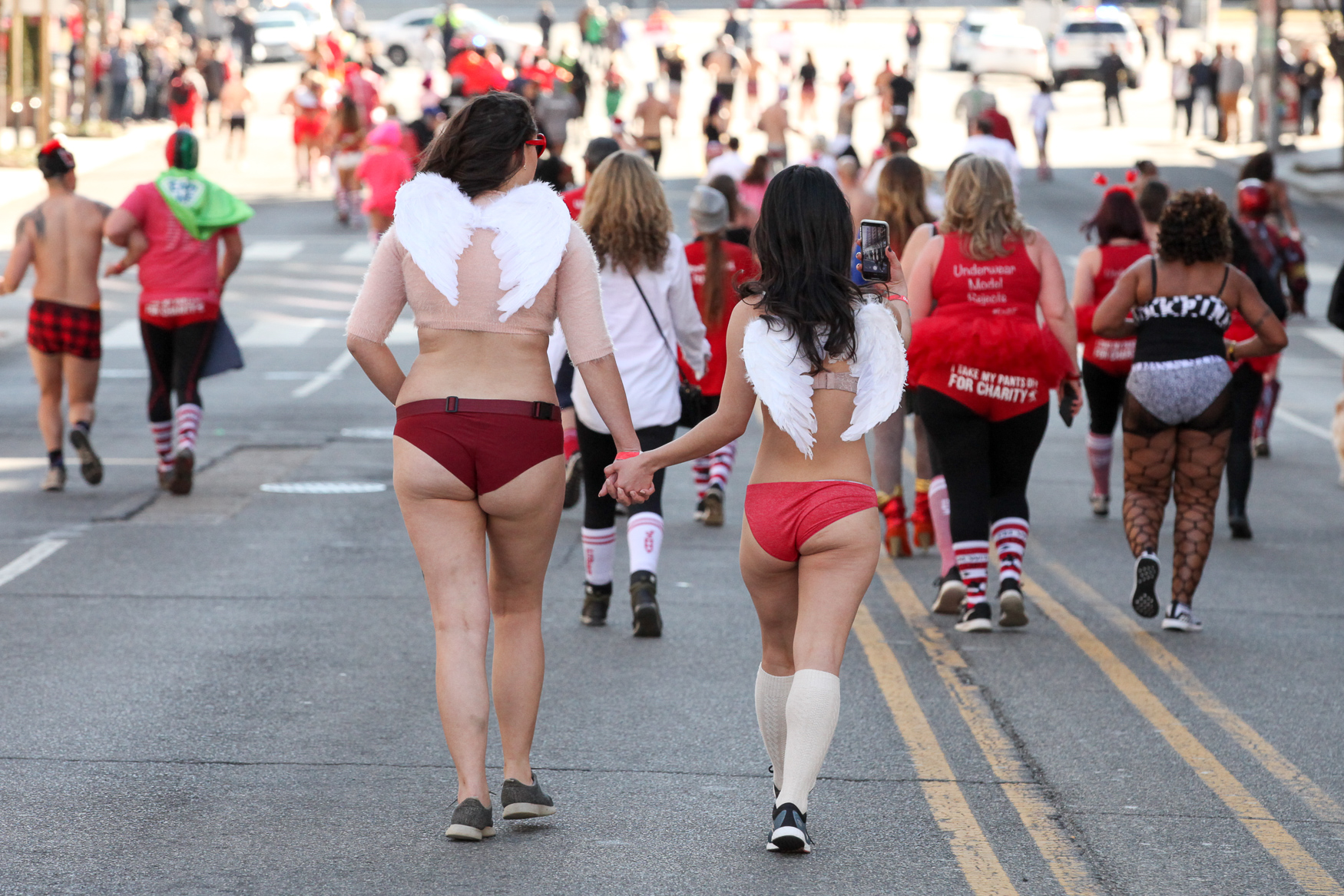 Hundreds strip down to do some good at Cupid's Undie Run DC Refined