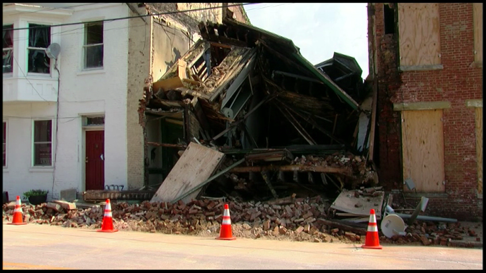 Surveying the flood damage in Maysville WKRC