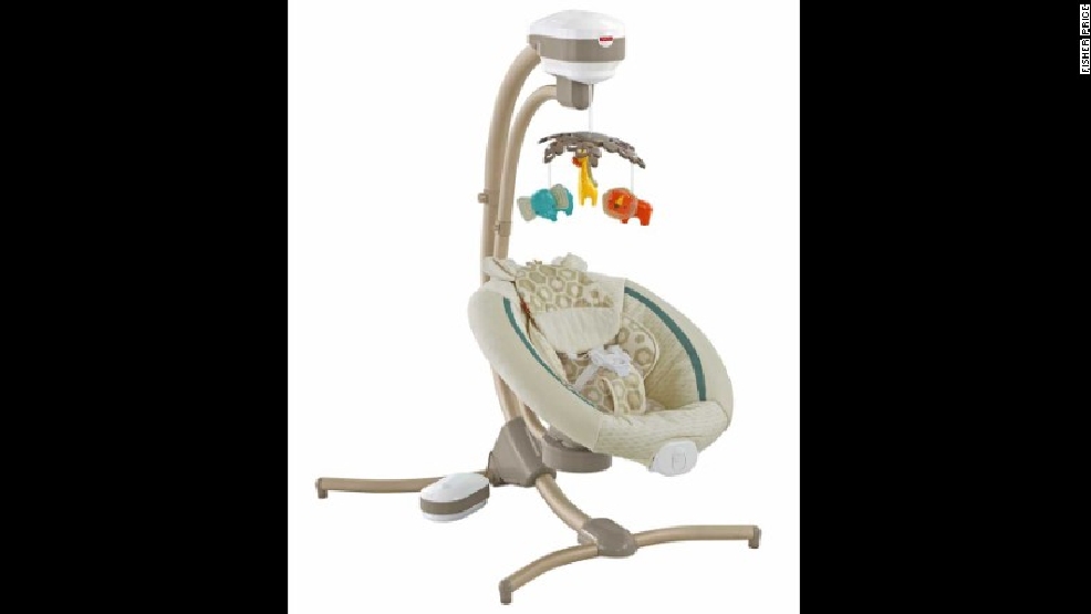 fisher price soothing savanna cradle n swing