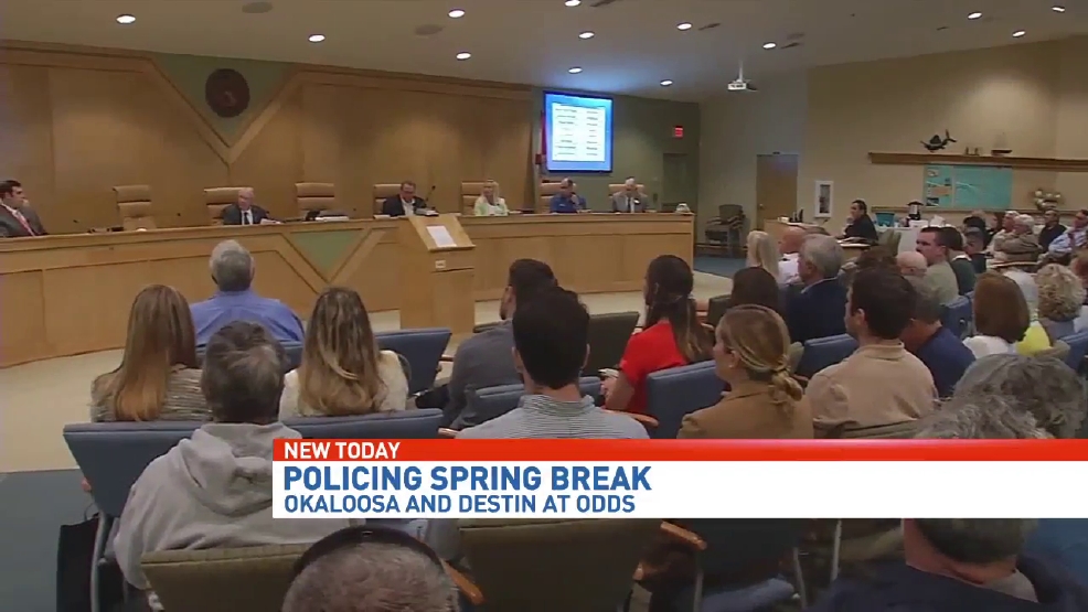 Policing spring break Okaloosa County and Destin at odds WEAR