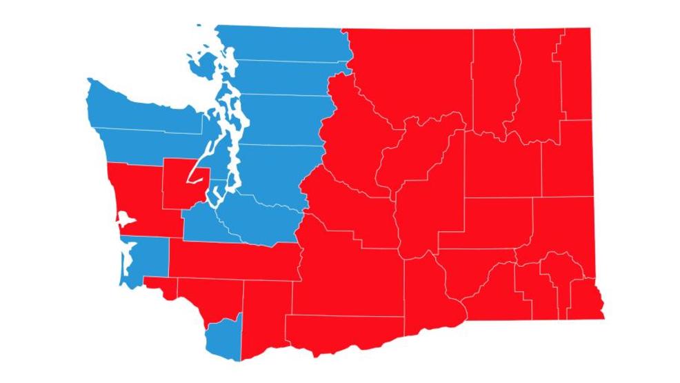 Washington state election results interactive map KOMO