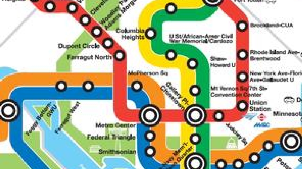 Redesigned Washington Dc Metro Subway Map Wmata Unoff vrogue.co