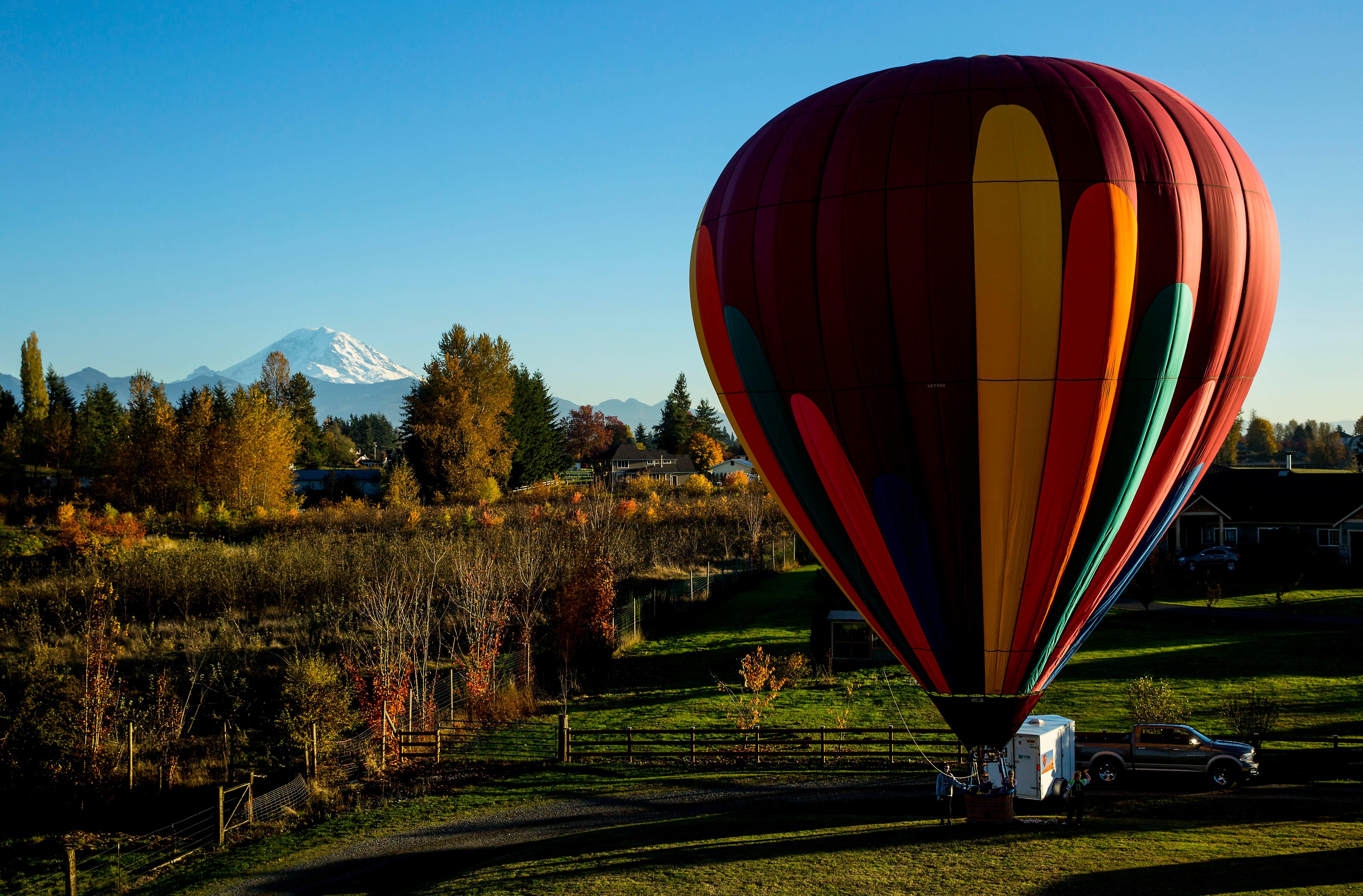 Photos The only way to watch the sunset is in a hot air balloon
