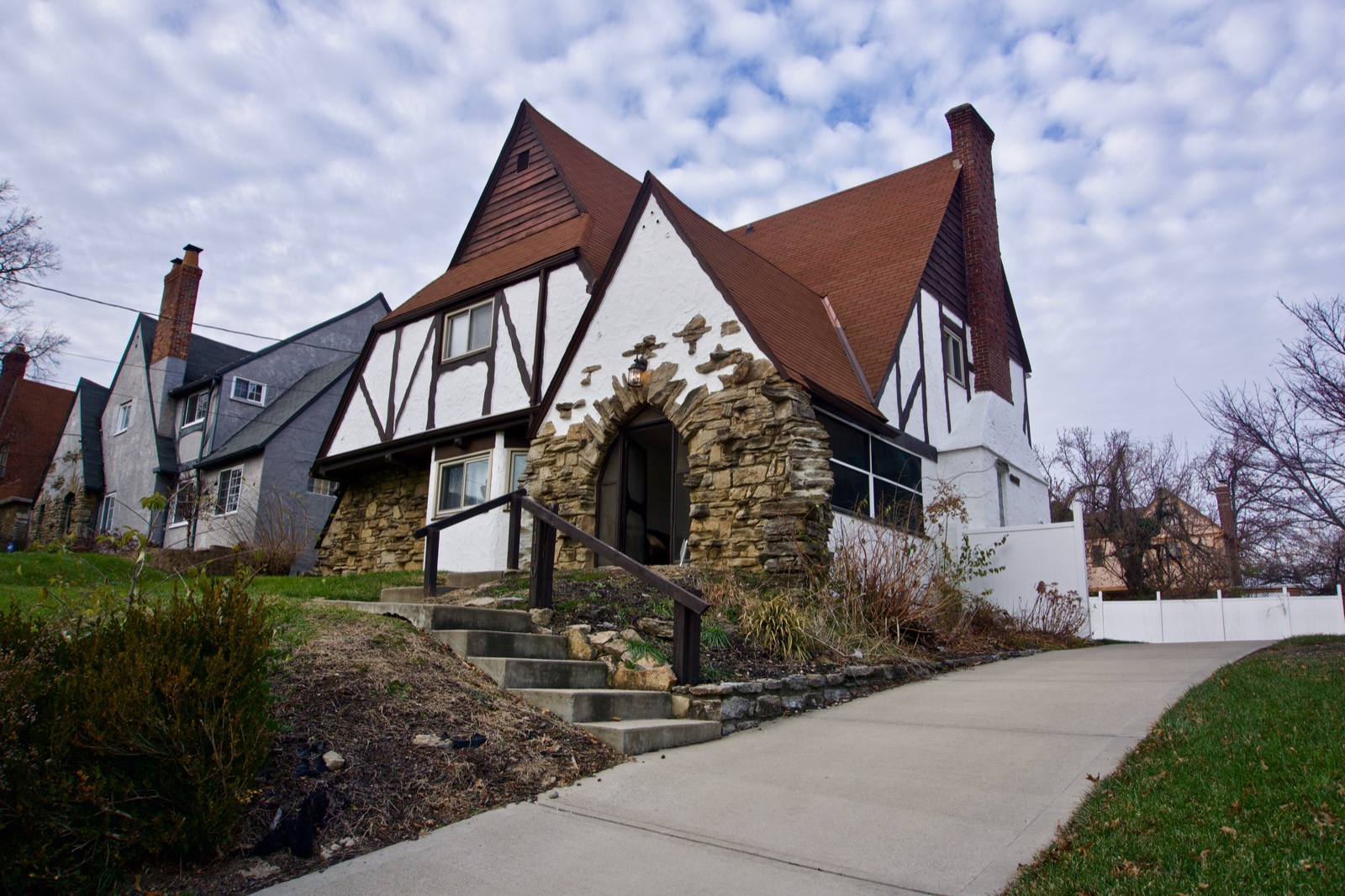 The Most Charming Tudor Homes In Cincy Are In This Tiny Sliver Of A