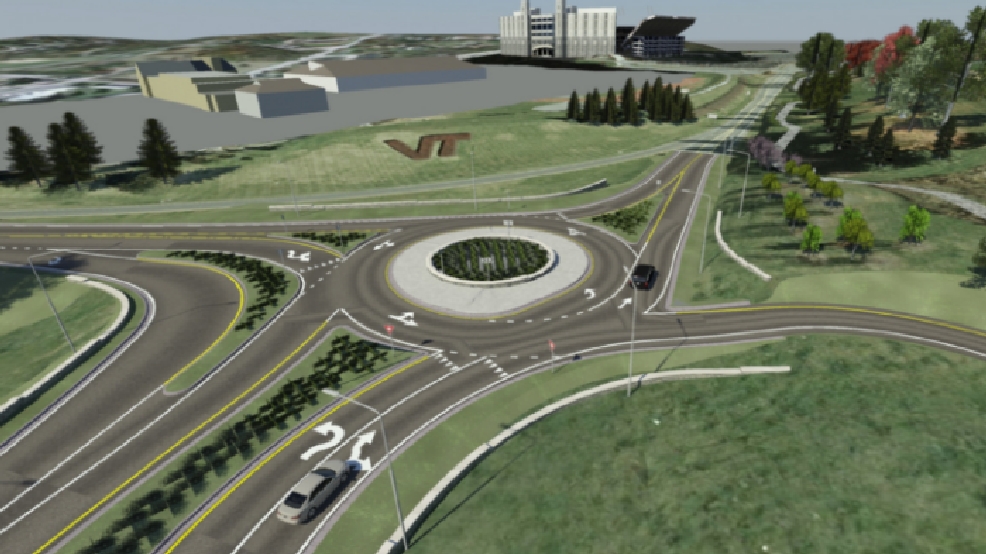 Virginia Tech adds roundabout to Southgate Interchange WSET