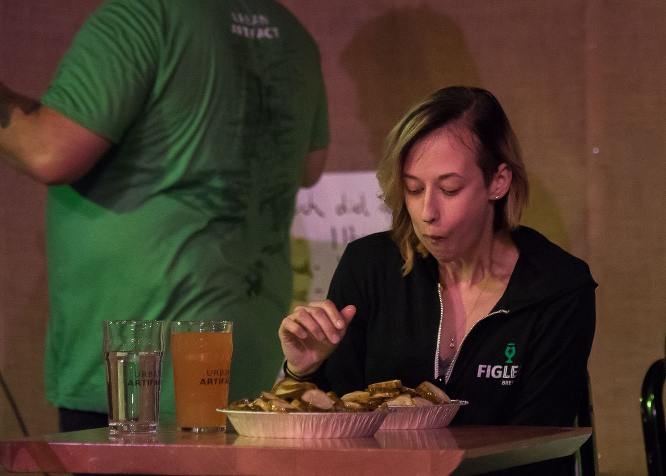 Urban Artifact Hosted A Pickle-Eating Contest To Kickoff The Release Of