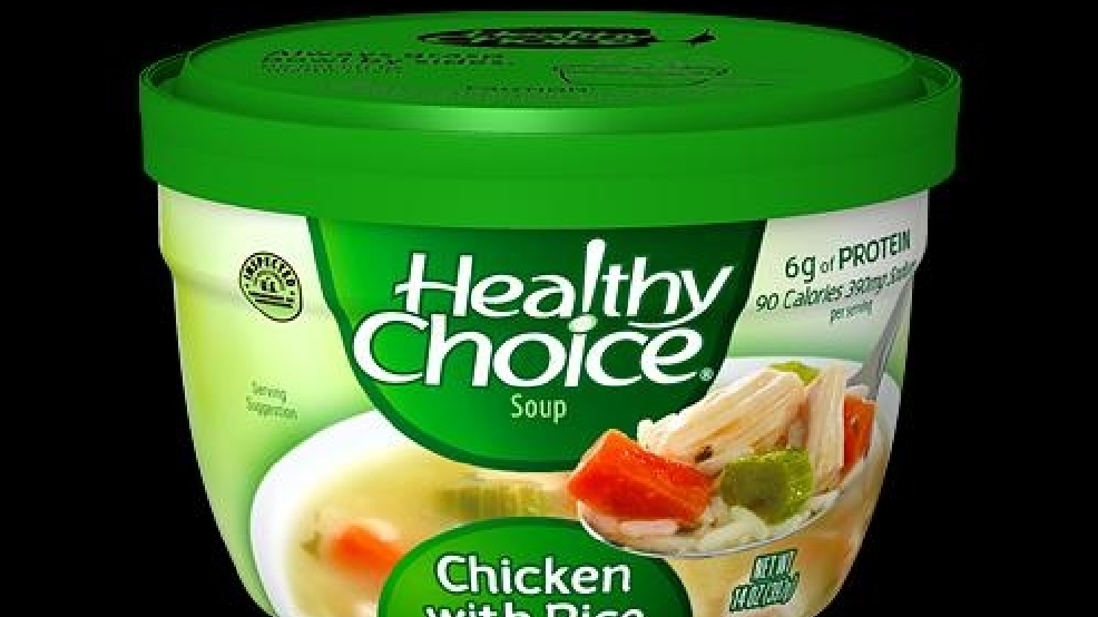 Nationwide recall: Healthy Choice Chicken and Rice Soup | WCIV